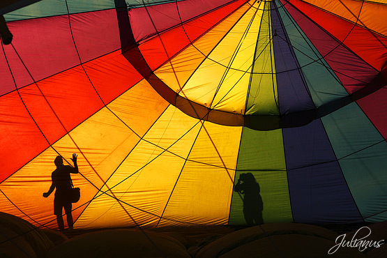 Hot air balloons